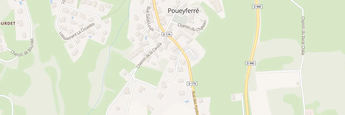 Plan du 4 Pl de la Mairie à Poueyferré