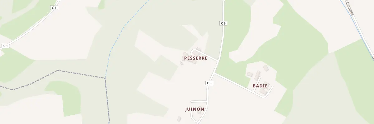 Plan du 5056 A Pesserre à Lias-d’Armagnac