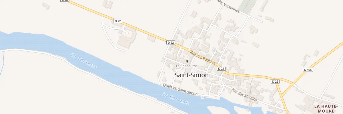 Plan du 14 Rue des Gabarriers à Saint-Simon
