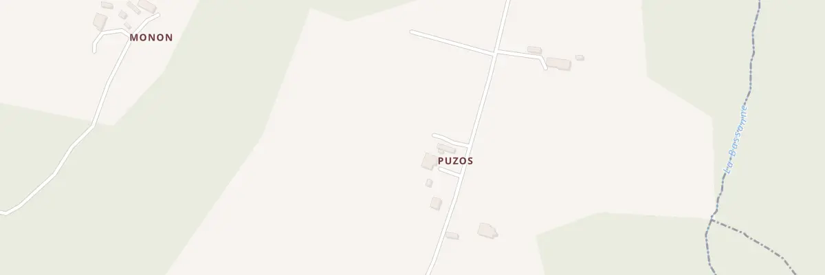 Plan du 48 A Puzos à Sendets