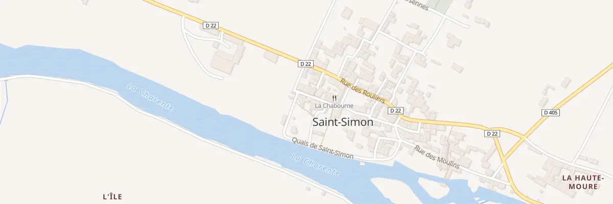 Plan du 21 Rue des Gabarriers à Saint-Simon