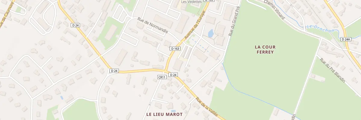 Plan du 21B Rue de la Vallée à Houlgate