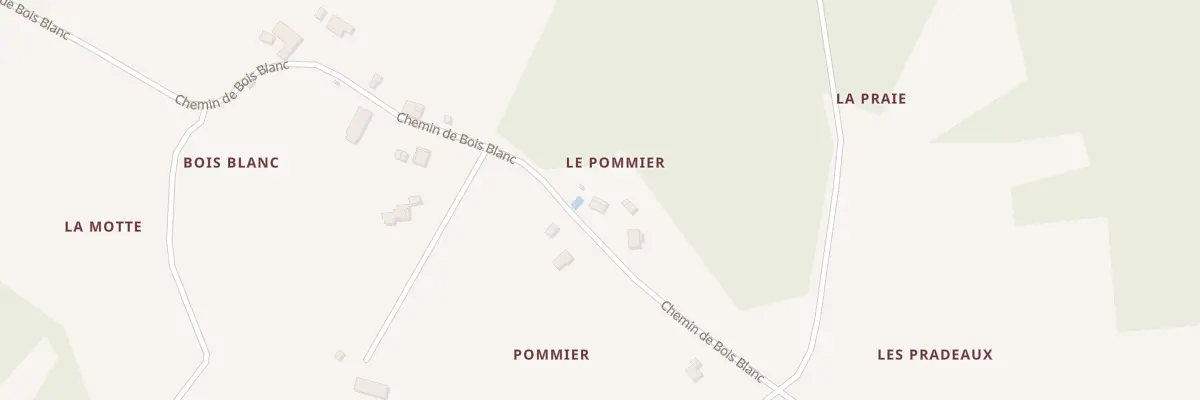 Plan du 4 Che de Bois Blanc à Boscamnant