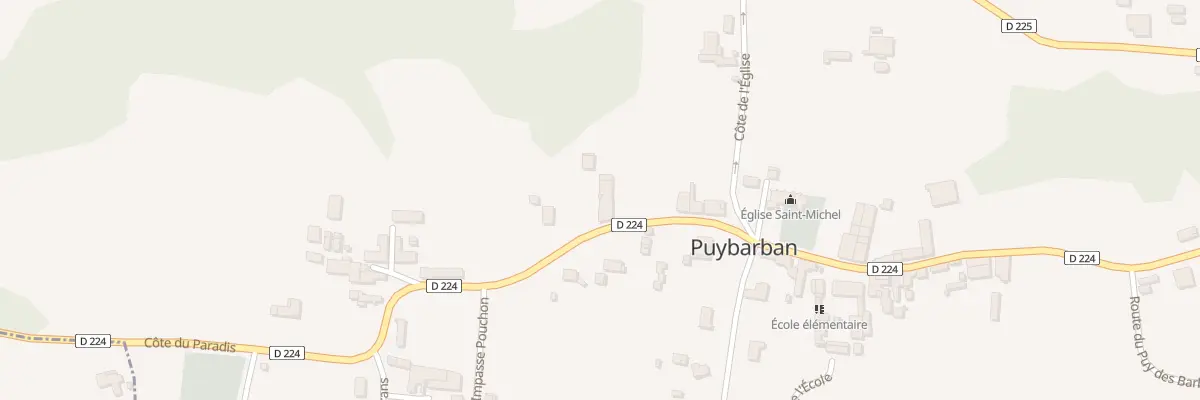 Plan du 6 La Marche à Puybarban