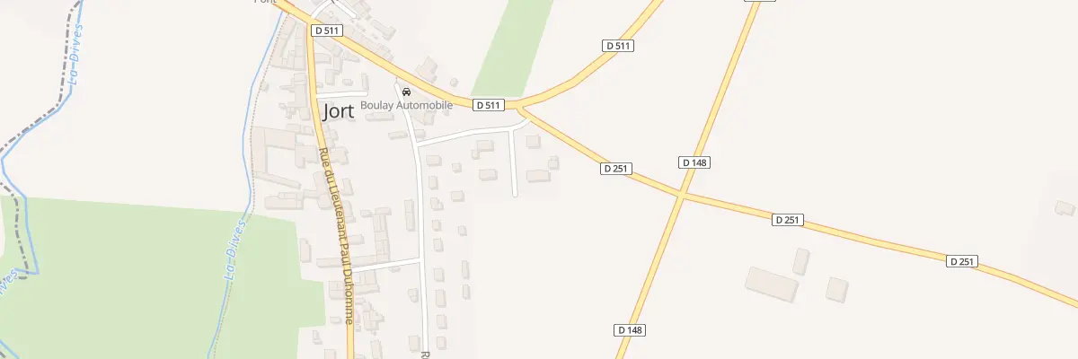 Plan du 2 Rue des Fresnes à Jort