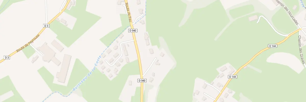 Plan du 18 Rte de Pau à Poueyferré