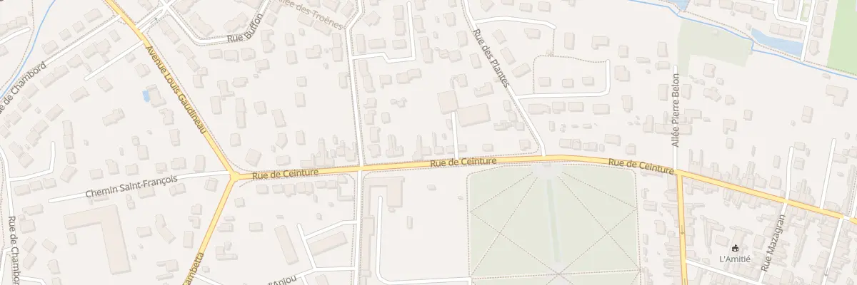 Plan du 126 Rue de Ceinture à La Flèche
