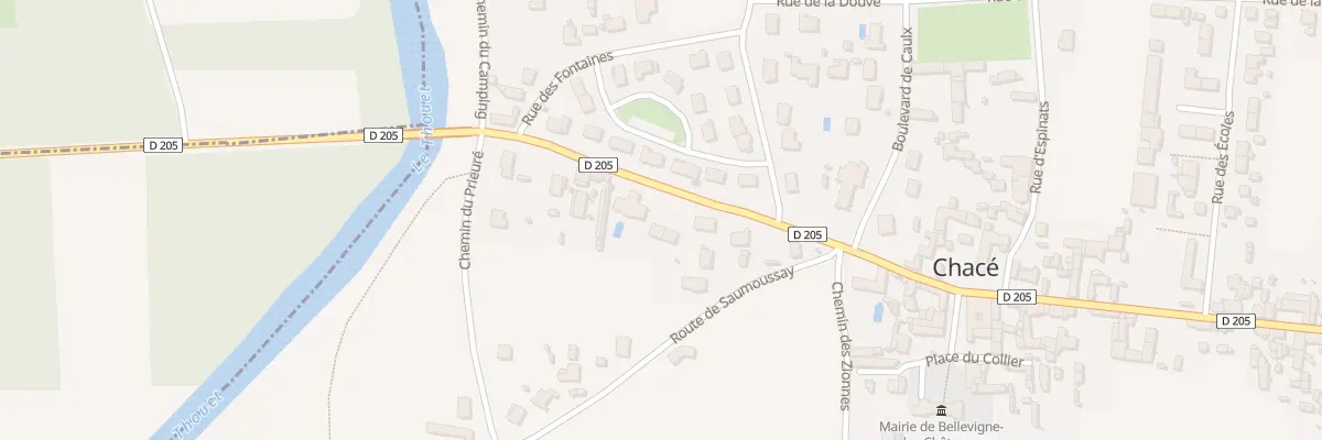Plan du 14 Rue du Thouet à Bellevigne-les-Châteaux