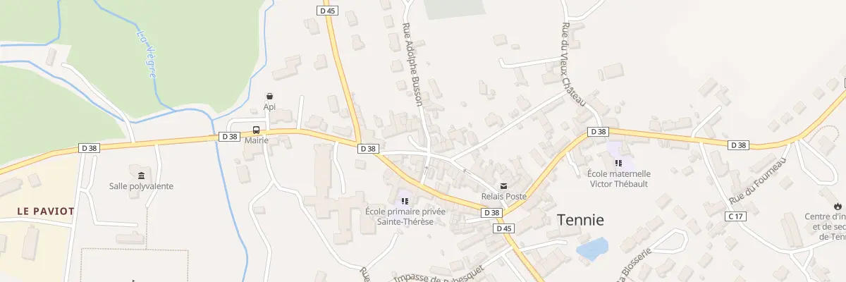 Plan du 5 Crs de la Butte à Tennie