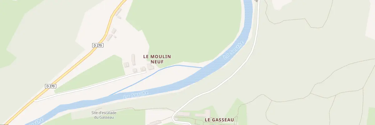 Plan du 1 Le Moulin Neuf à Saint-Léonard-des-Bois