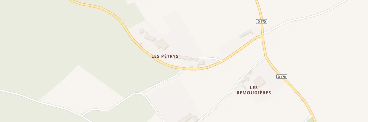 Plan du 7 Le Petry à Pressigny