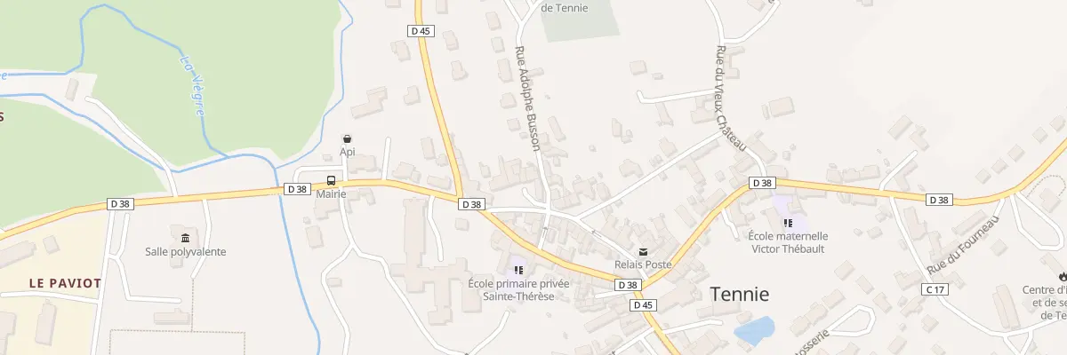 Plan du 4 Crs de la Butte à Tennie