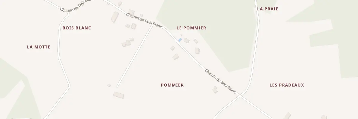 Plan du 1 Che de Bois Blanc à Boscamnant