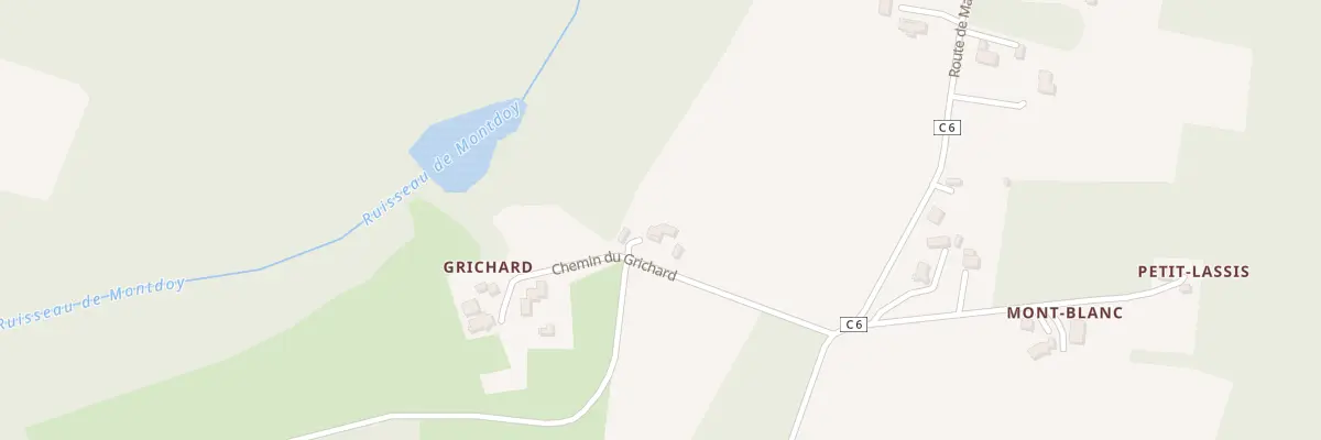 Plan du 5001F Che du Grichard à Lagrange