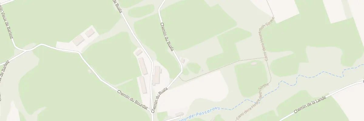 Plan du 44 Che du Buala à Loubajac
