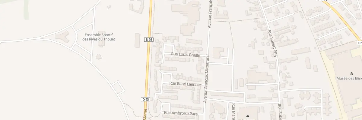 Plan du 69 Rue Louis Braille à Saumur