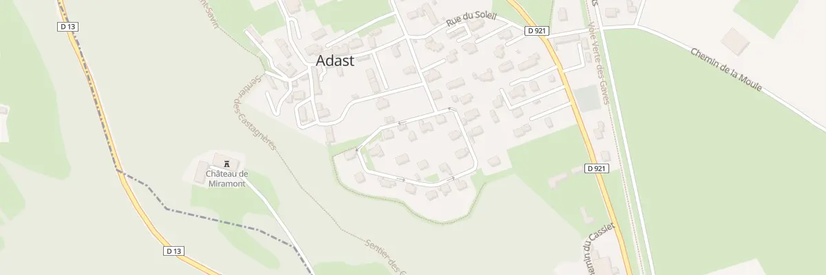 Plan du 18 Rue du Muguet à Adast