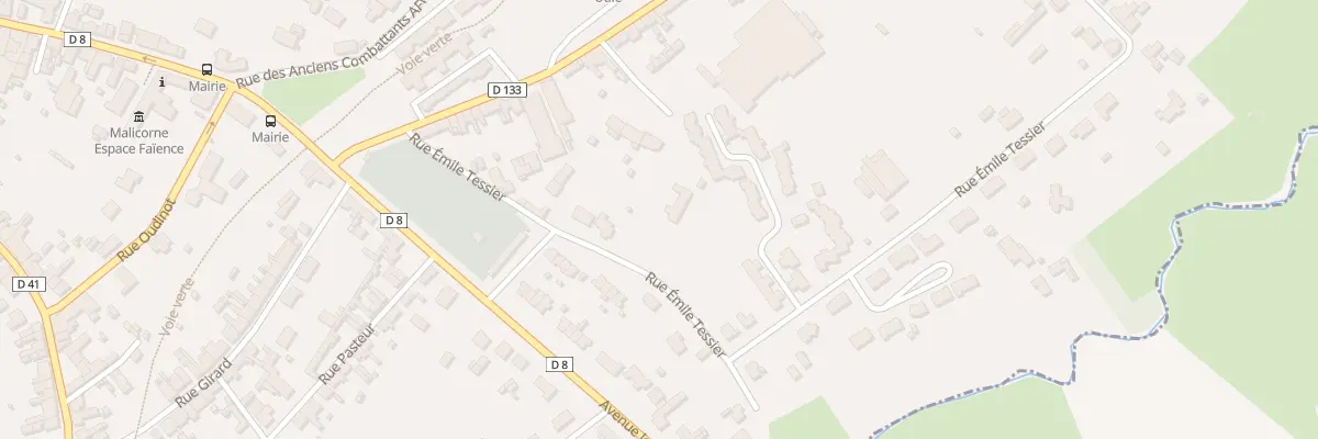 Plan du 3T Rue Emile Tessier à Malicorne-sur-Sarthe