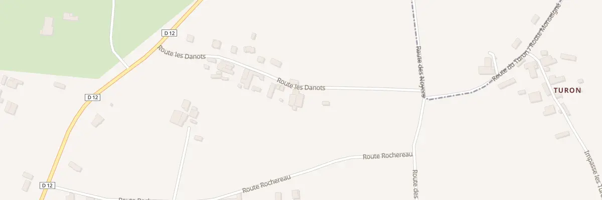 Plan du 98 Danots à Pondaurat