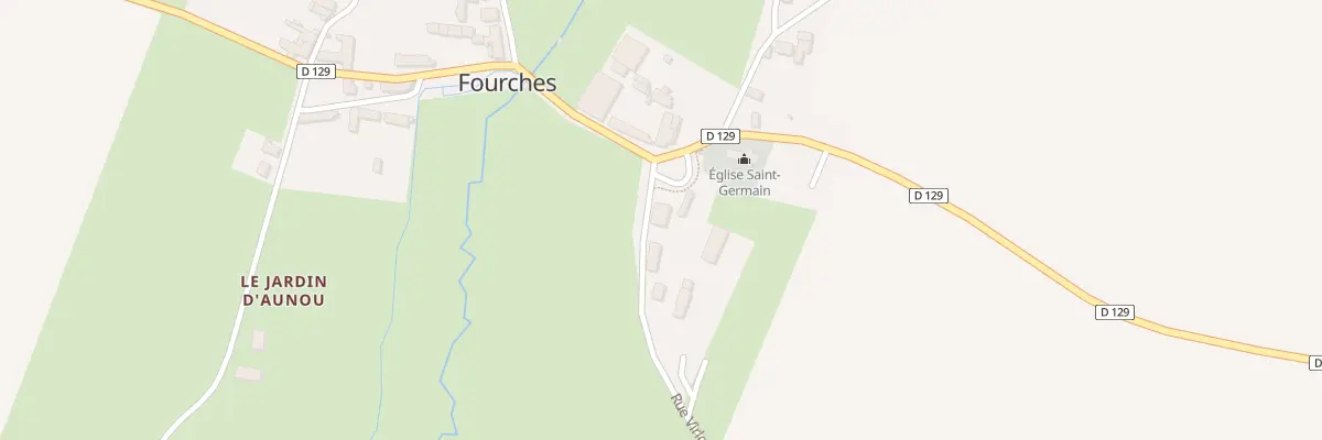 Plan du 1 Rue Virlouvet à Fourches