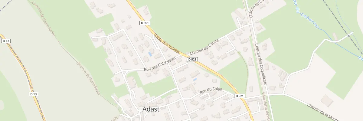 Plan du 10 Rue des Colchiques à Adast
