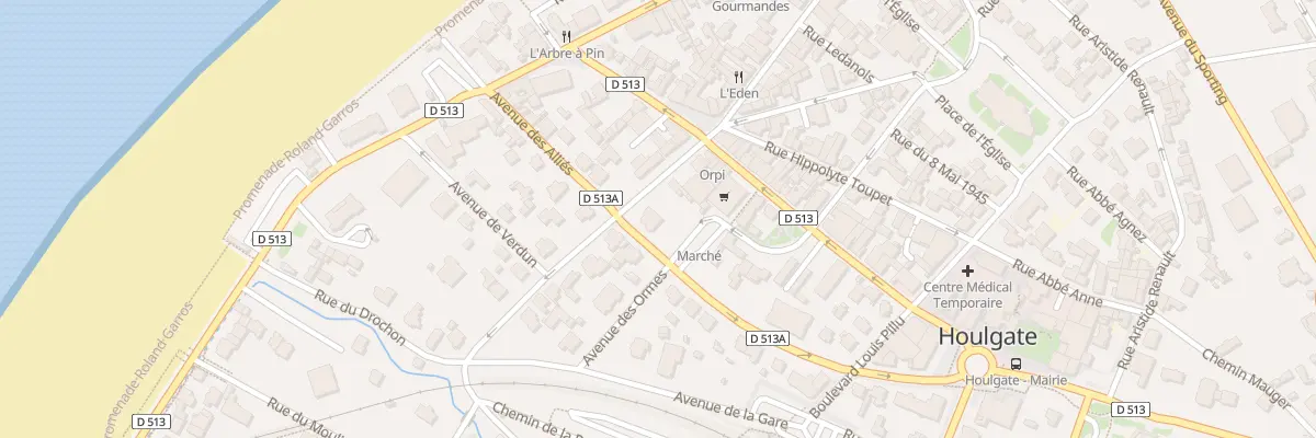 Plan du 7 Rue Leonard Pillu à Houlgate