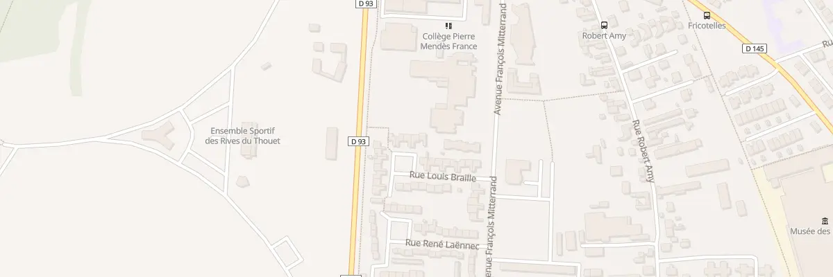 Plan du 118 Rue Louis Braille à Saumur