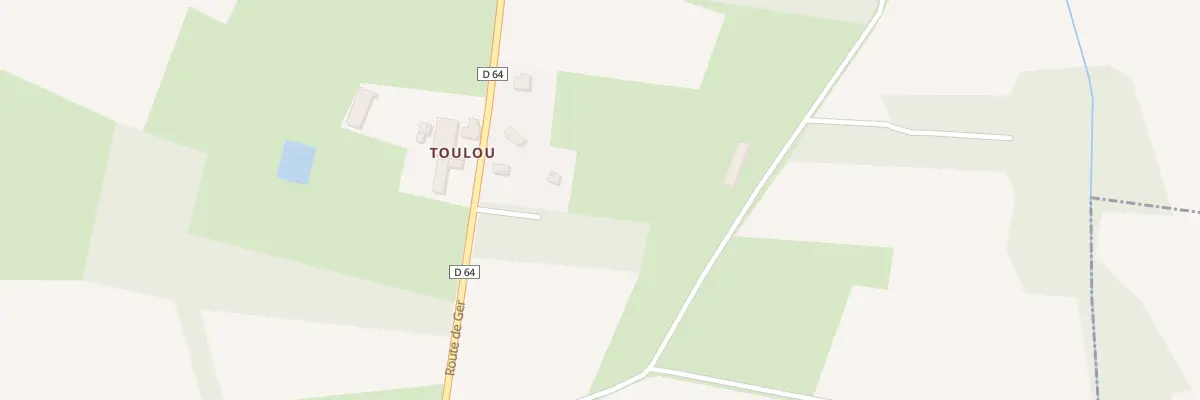 Plan du 9564 Imp Toulou à Aast