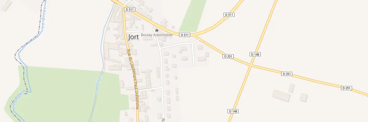 Plan du 1 Rue des Fresnes à Jort