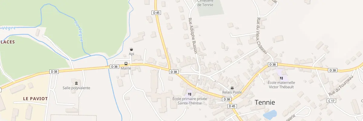 Plan du 1 Rue de la Butte à Tennie