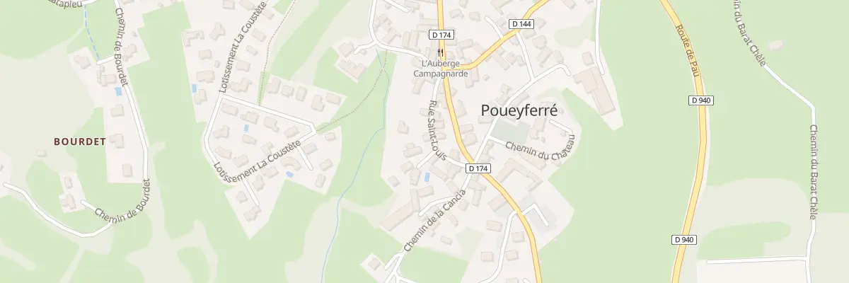 Plan du 7 Rue St Louis à Poueyferré