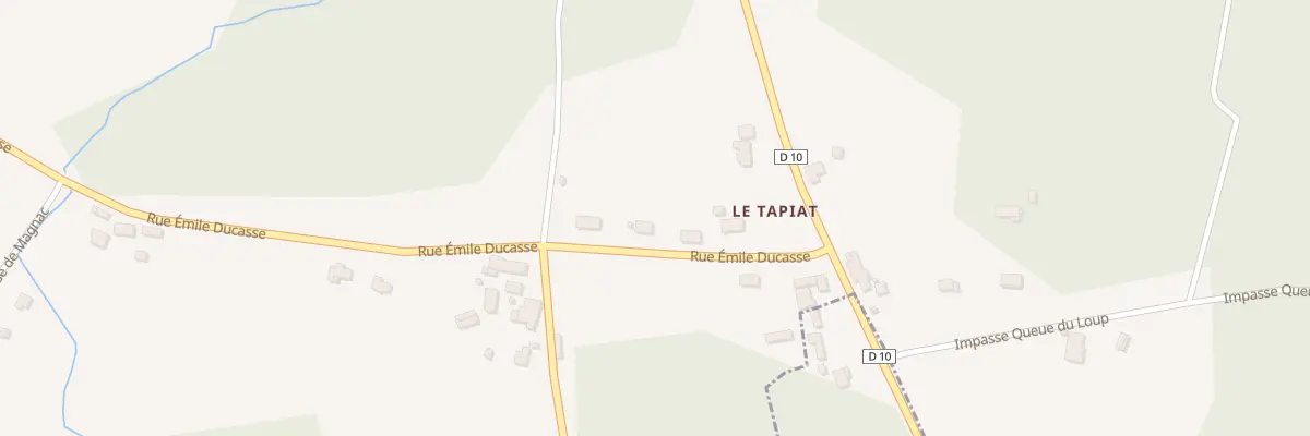 Plan du 6 Le Tapiat Ouest à Cauvignac