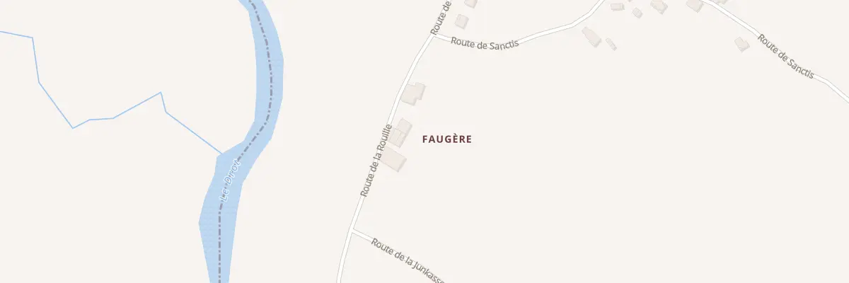 Plan du 845 Rte de la Rouille aux Esseintes