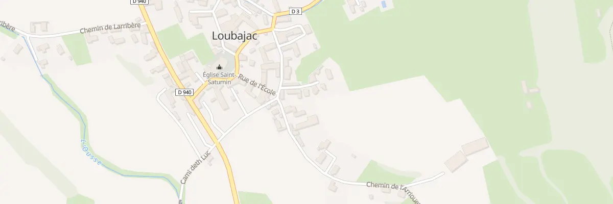 Plan du 5100 Imp Eth Bie à Loubajac