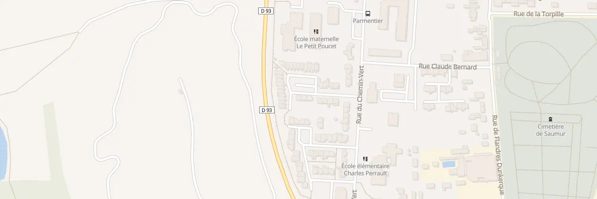 Plan du 49 Rue Pierre et Marie Curie à Saumur