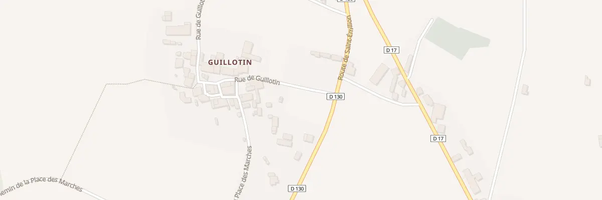 Plan du 5T Rue de Guillotin à Puisseguin