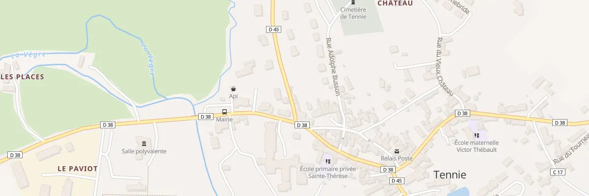 Plan du 6 Rue de Rouez à Tennie