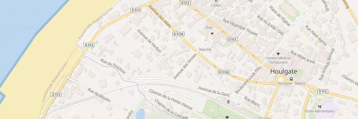 Plan du 9 Rue Léonard Pillu à Houlgate