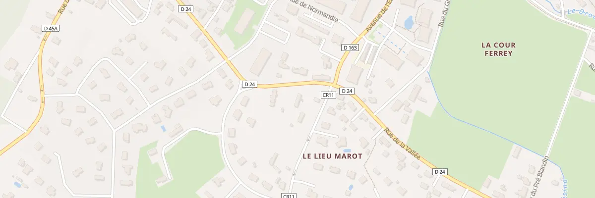 Plan du 16 Rue de la Vallée à Houlgate