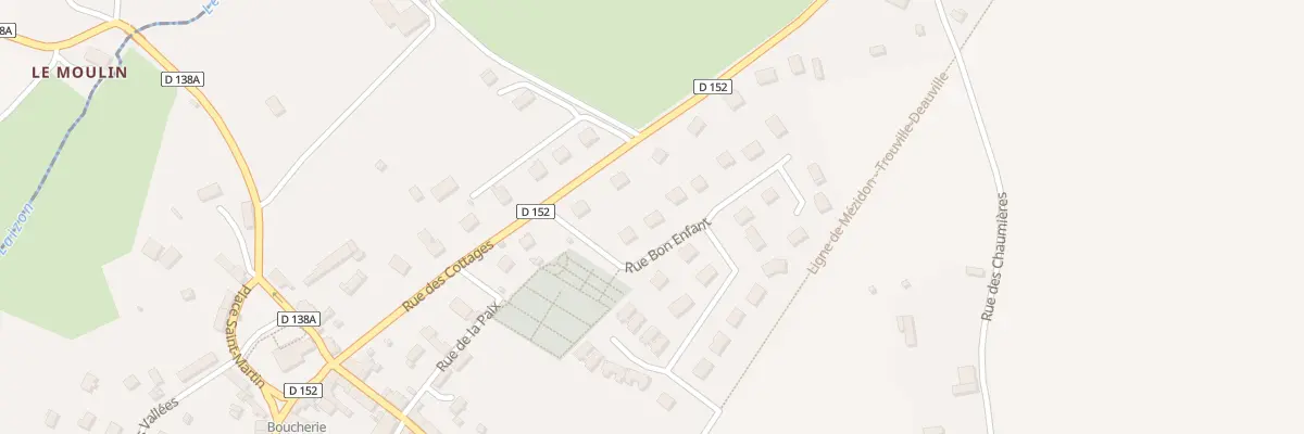 Plan du 3 Rue Bon Enfant à Méry-Bissières-en-Auge