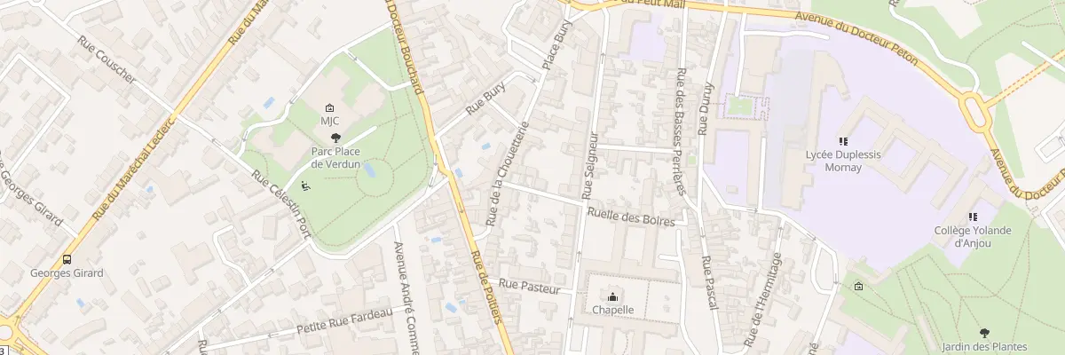 Plan du 3 Rue Coulon à Saumur
