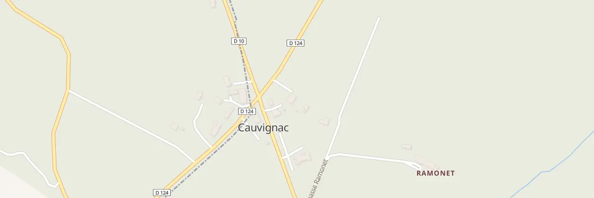 Plan du 4 Ramonet à Cauvignac