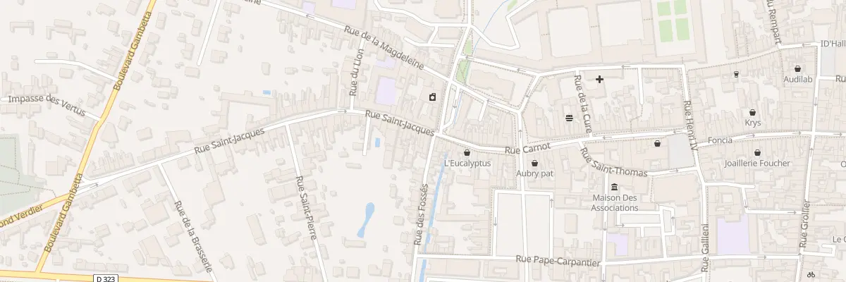 Plan du 3 Rue Saint-Jacques à La Flèche
