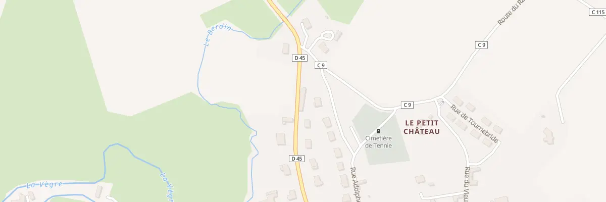 Plan du 18 Rue de Rouez à Tennie