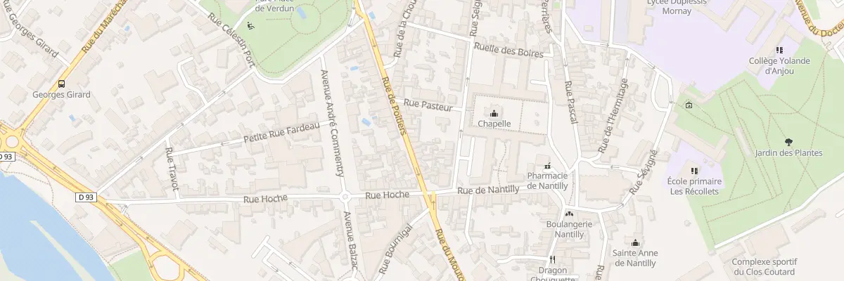 Plan du 18 Rue de Poitiers à Saumur
