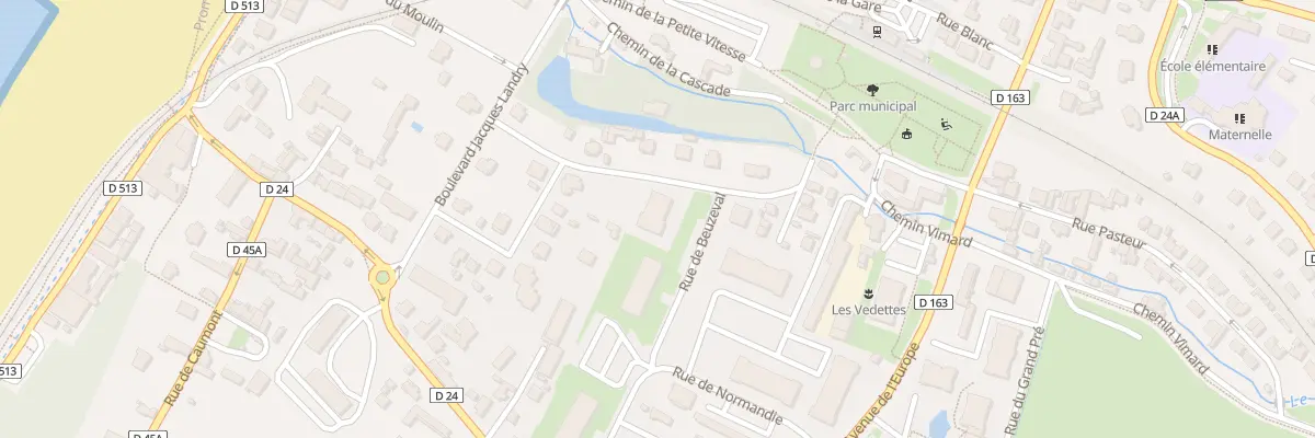 Plan du 8 Rue des Fleurs à Houlgate