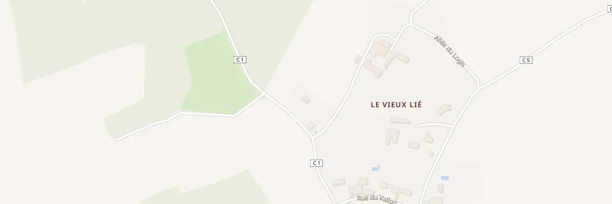 Plan du 1 Voie Romaine à Fontivillié