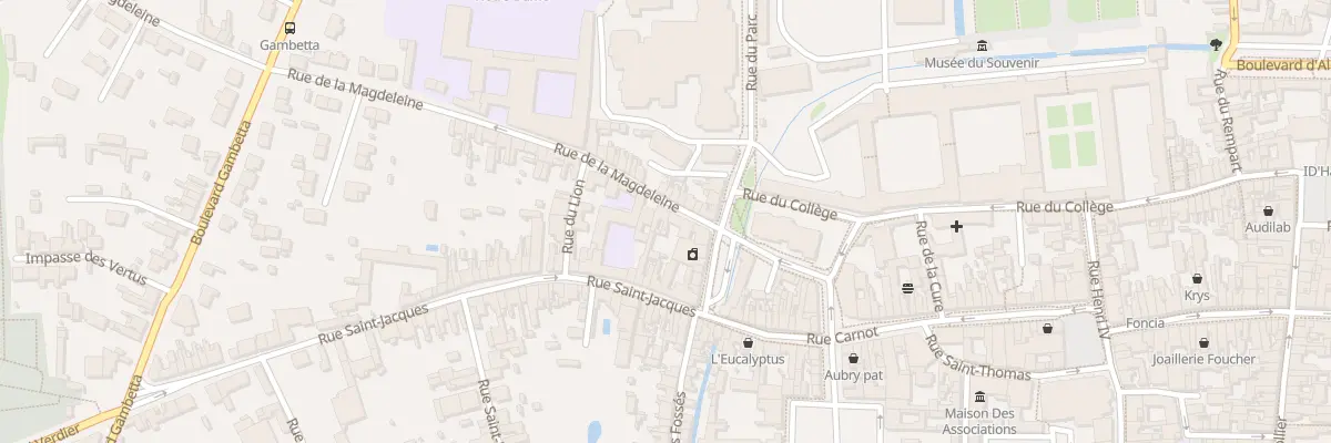 Plan du 9 Rue de la Magdeleine à La Flèche
