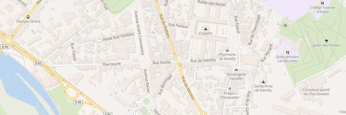 Plan du 3 Rue de Poitiers à Saumur