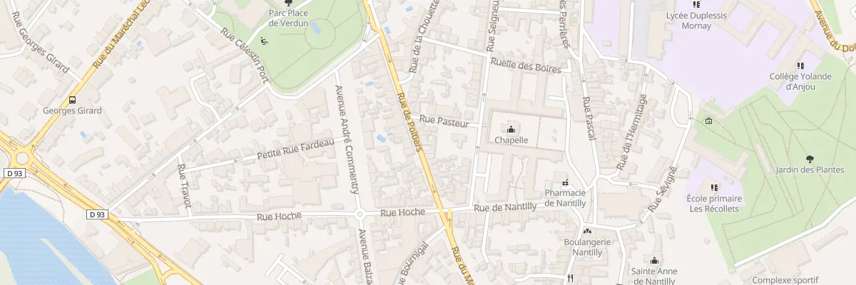 Plan du 26 Rue de Poitiers à Saumur